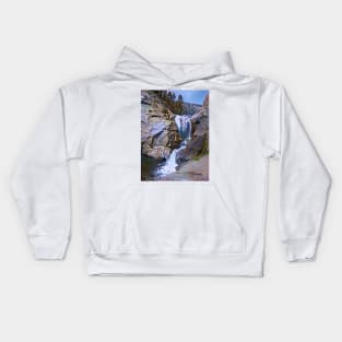 Waterfall, North Fork Kings River, California. Kids Hoodie